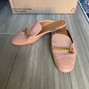 Tory Burch nude mules